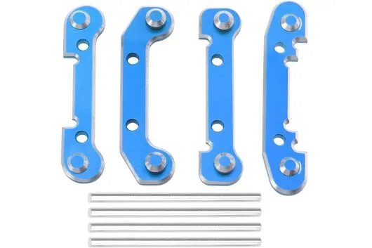 MBW RC CAR Tuningteile für RC Auto Mini Cito und DF Z06 Buggy Querlenker vorne und hinten aus Aluminium in blau