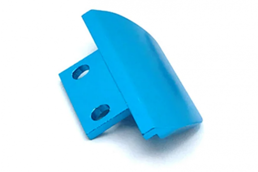 MBW RC CAR Tuningteile für RC Auto Mini Cito und DF Z06 Buggy Bumper / Frontrammer aus Aluminium in blau