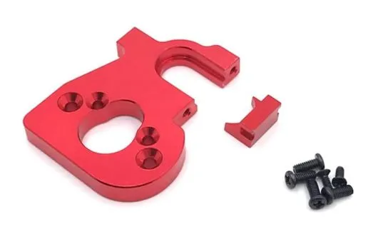 MBW RC CAR Tuningteile für RC Auto Mini Cito und DF Z06 Buggy Motorhalterung aus Aluminium in rot