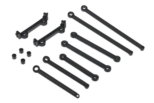 FuriTek Ersatzteile Link-Aufhängung Set aus Kunststoff für FX118 Fury Wagon, CR-18P Rushmore und T-Hunter