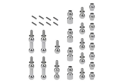 FuriTek Ersatzteile Kugelkopf Set für FX118 Fury Wagon, CR-18P Rushmore und T-Hunter