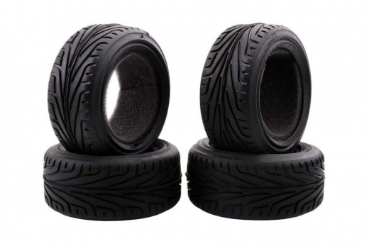 Tuningteile Reifen 65mm 4Stück für Tamiya TT02