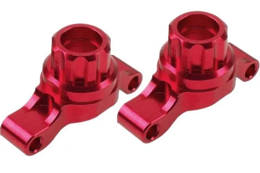 Tuningteile Aluminium Radträger Hinten in rot für Tamiya TT02