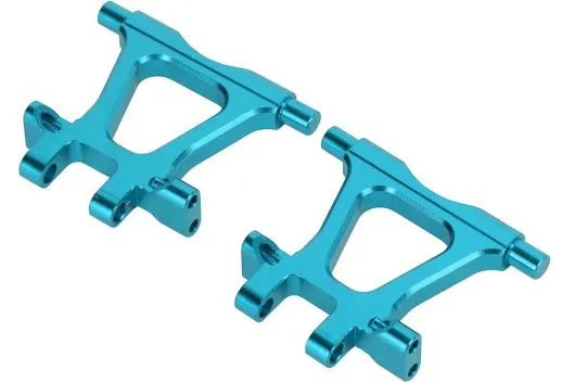 Tuningteile Aluminium Querlenker Hinten Unten in blau für Tamiya TT02