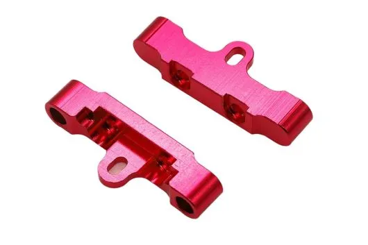 Tuningteile Aluminium Querlenker Befestigung unten in rot für Tamiya TT02