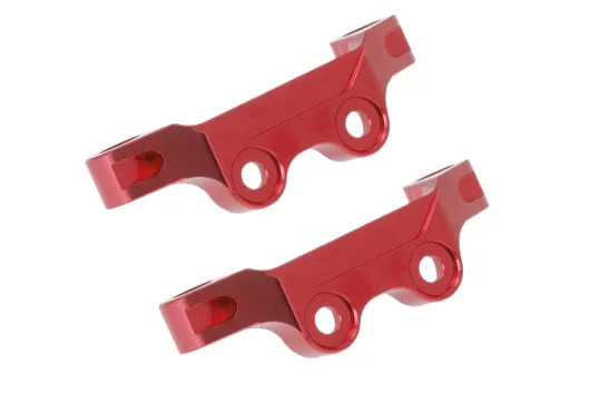 Tuningteile Aluminium Querlenker Befestigung oben in rot für Tamiya TT02