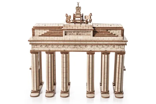 Lasercut Holzbausatz made in EU Architekturmodell Brandenburger Tor - 267 Teile