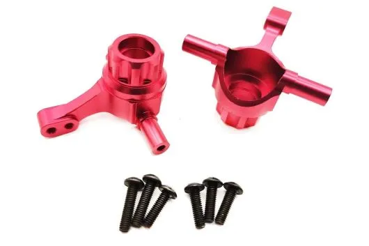 Tuningteile Aluminium Lenkhebel vorne in rot für Tamiya TT02