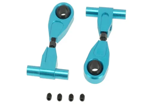 Tuningteile Aluminium Einstellbare Querlenker Vorne Oben in blau für Tamiya TT02
