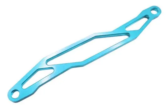 Tuningteile Aluminium Akku Halterung in blau für Tamiya TT02