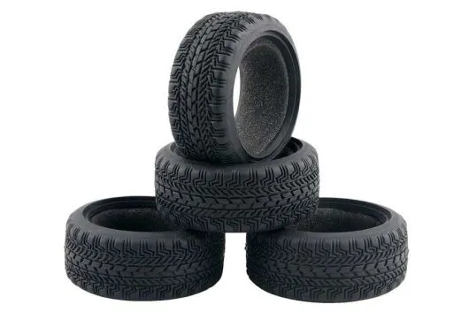 Tuningteile Reifen 62mm Type A 4Stück für Tamiya TT02