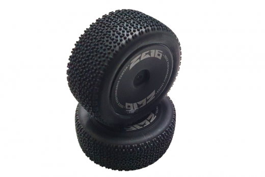 MODSTER Ersatzteile für RC Auto Mini Cito/Dasher Reifen/Felgen in schwarz für hinten 2Stück