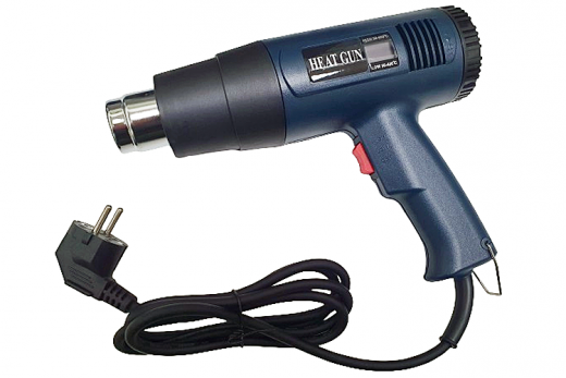 Heißluftpistole mit 2000W bis 50-600°C 2 Stufen mit LCD Anzeige