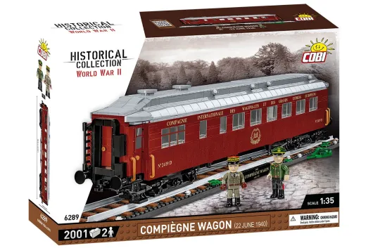 COBI Klemmbausteine Dampflokomotive Personen Wagen 1940 Compiegne - 2001 Teile