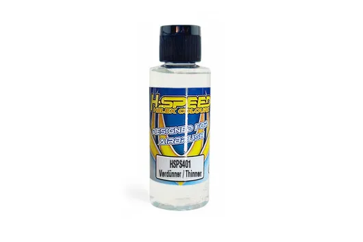 HSP H-Speed Lexan Airbrush Farbe 60ml Verdünner / Thinner