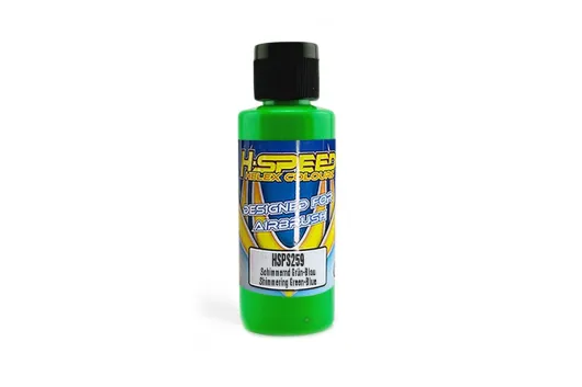 HSP H-Speed Lexan Airbrush Farbe 60ml in Schimmernd Grün-Blau / Green-Blue