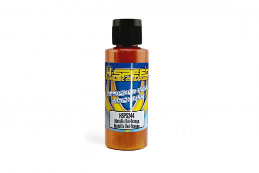 HSP H-Speed Lexan Airbrush Farbe 60ml in Metallic Rot-Orange / Red-Orange