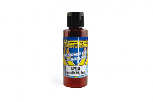 HSP H-Speed Lexan Airbrush Farbe 60ml in Metallic Rot / Red