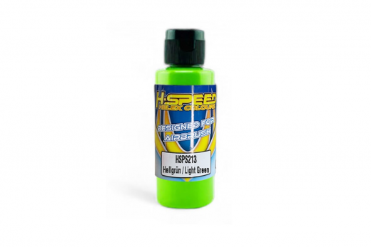 HSP H-Speed Lexan Airbrush Farbe 60ml in Hellgrün / Light Green