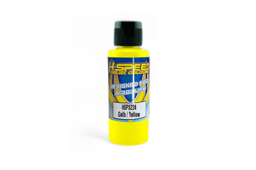 HSP H-Speed Lexan Airbrush Farbe 60ml in Gelb / Yellow
