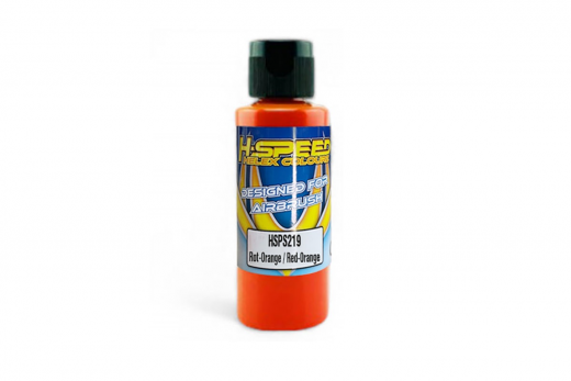 HSP H-Speed Lexan Airbrush Farbe 60ml in Rot-Orange / Red-Orange