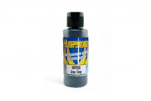 HSP H-Speed Lexan Airbrush Farbe 60ml in Grau / Grey