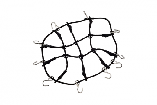 rcTURN Dachträgernetz 85x75mm in Schwarz für TRX-4M