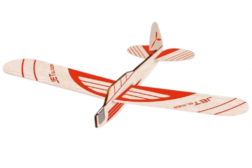 BalsaBirds Hand-Launch Glider - Red