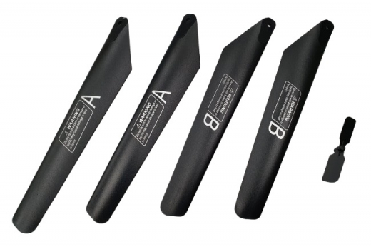 DF Models Ersatzteile Hauptrotorblätter Set und Heckrotorblatt für DF-200XL