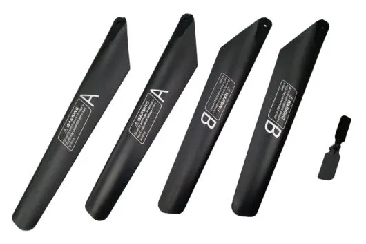 DF Models Ersatzteile Hauptrotorblätter Set und Heckrotorblatt für DF-200XL