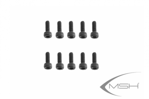 MSH Zylinderkopfschraube M2,5x5 10Stück