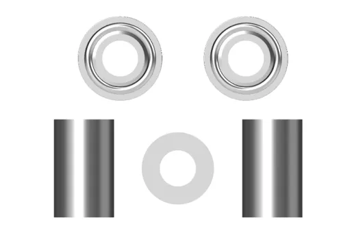 XLPower Ersatzteile Riemenandrückrollen Set für XLPower NME Nitro