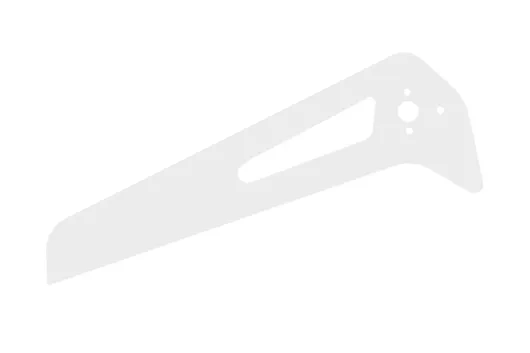 XLPower Ersatzteile Heckfinne V2 in weiß für XLPower Nimbus 550