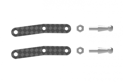 XLPower Ersatzteile Halterung mit 5mm Kugel für Haubenschnellverschluss Set für XLPower Nimbus Nitro