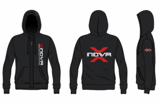 Xnova Team Hoodie in Schwarz - Größe 44
