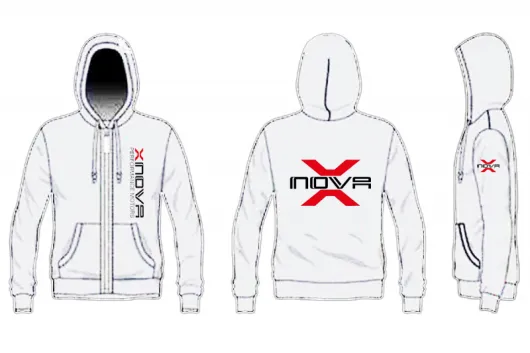 Xnova Team Hoodie in Weiß - Größe 48