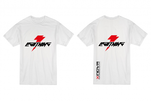 Xnova Lightning T-Shirt in Weiß - Größe 56