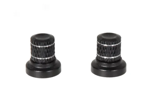 Mikado Drehknöpfe aus Aluminium in schwarz 2Stück für VBar Control