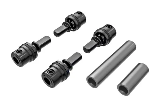 Traxxas Tuning Kardanwellen aus 6061-T6 Aluminium in dunkel-titan für TRX-4M 1/18