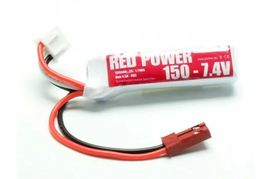 LiPo Akku RED POWER XT 150 - 7,4V