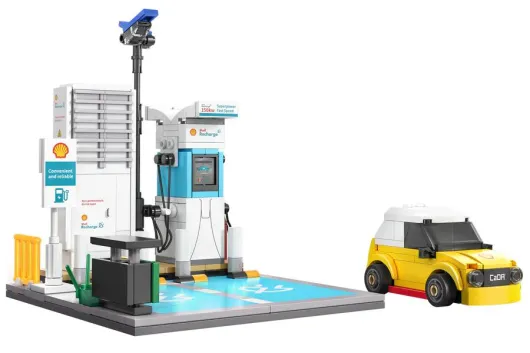 CaDA Klemmbausteine Shell Auflade-Station - 308 Teile