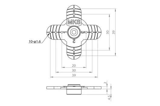 MKS Servohorn Set für HBL575SL/599SL