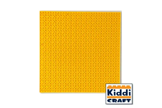 KiddiCraft Unterbaubare Grundplatte 32x32 in Gelb