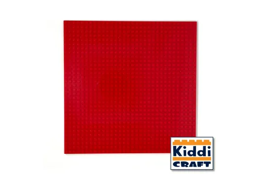 KiddiCraft Unterbaubare Grundplatte 32x32 in Rot