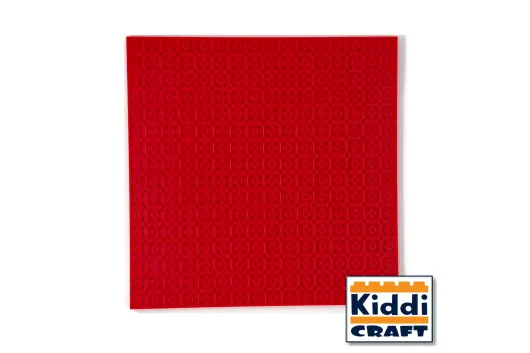 KiddiCraft Unterbaubare Grundplatte 32x32 in Rot