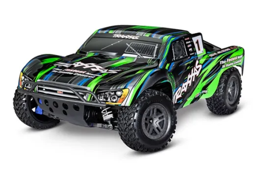 Traxxas Slash 4x4 BL-2S grün 1/10 Short-Course RTR BL-2S Brushless, HD-Teile, ohne Akku und Lader