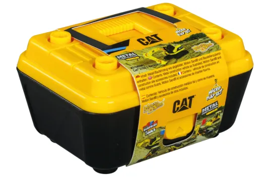 CAT MICRO PlaySet Box 315D Löffelbagger mit Sand