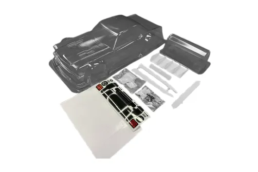 HSP HC KB 200mm mit Dekor und Scheibenabdeckung H-Speed TW-Karosserie