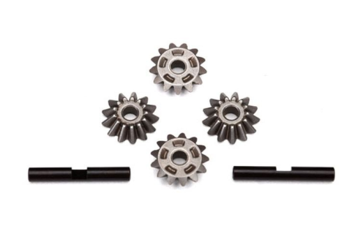 Traxxas Ersatzteile Differential Zahnrad-Set mit Welle 4Stück für Rustler, Slash, Stampede 1/10 und Mini-Maxx 1/16