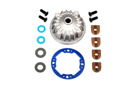 Traxxas Zentral-Differential Gehäuse mit Dichtungen für Rustler, Slash, Stampede 1/10 und Mini-Maxx 1/16